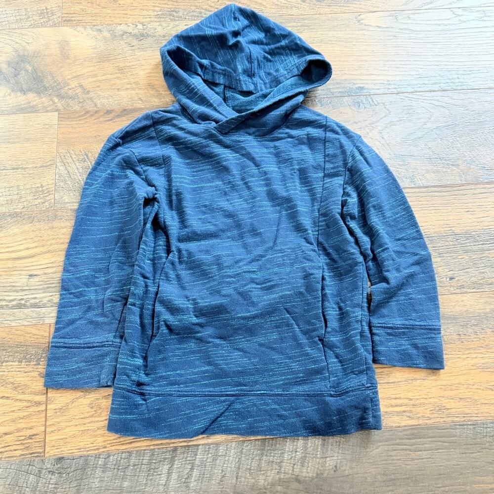 Cat & Jack Navy Hooded lightweight Sweater boys size 5T